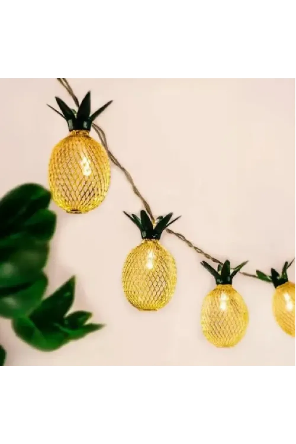 2 Metre 10 LED Pilli 2 Kademeli Ananas Led Işık