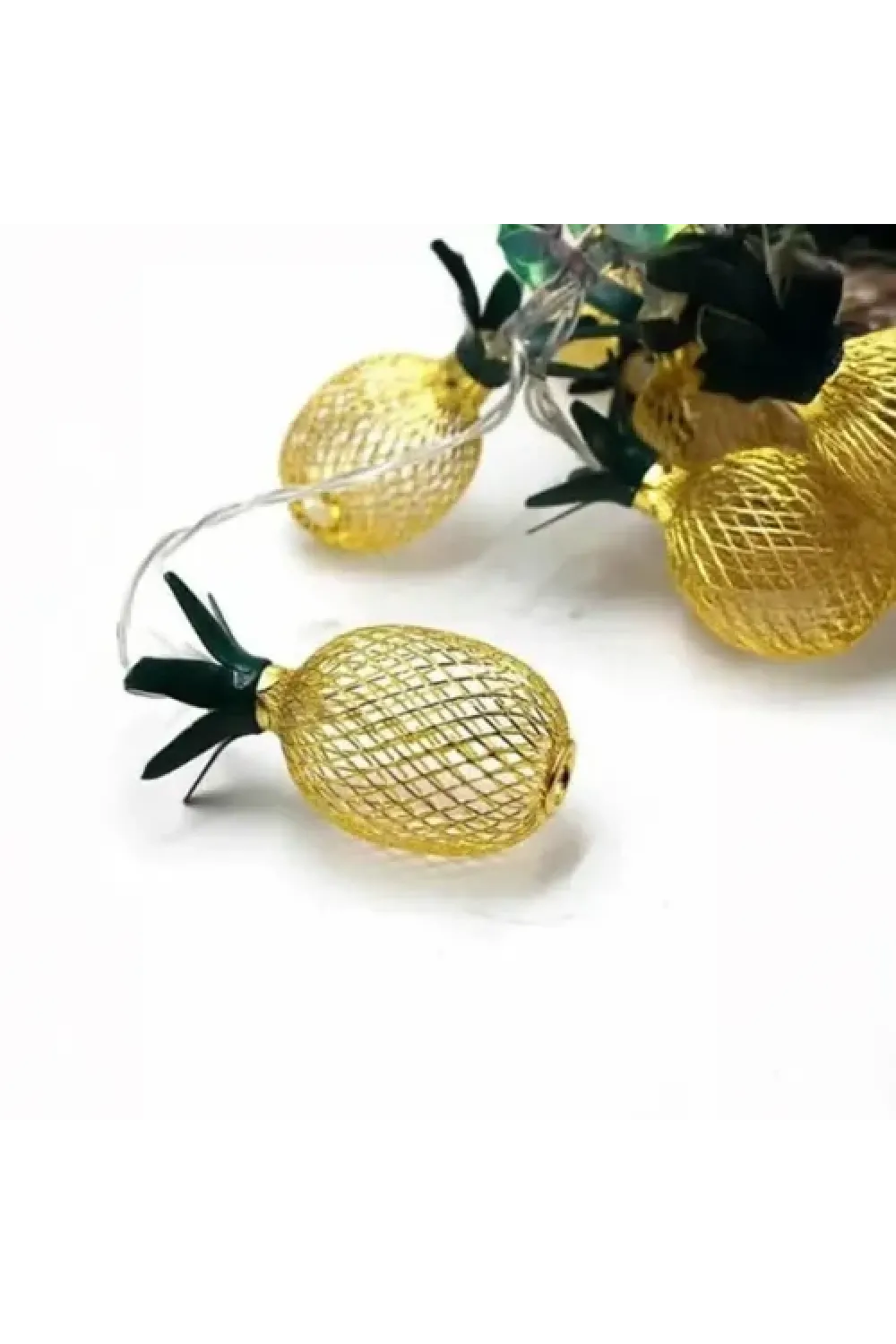 2 Metre 10 LED Pilli 2 Kademeli Ananas Led Işık