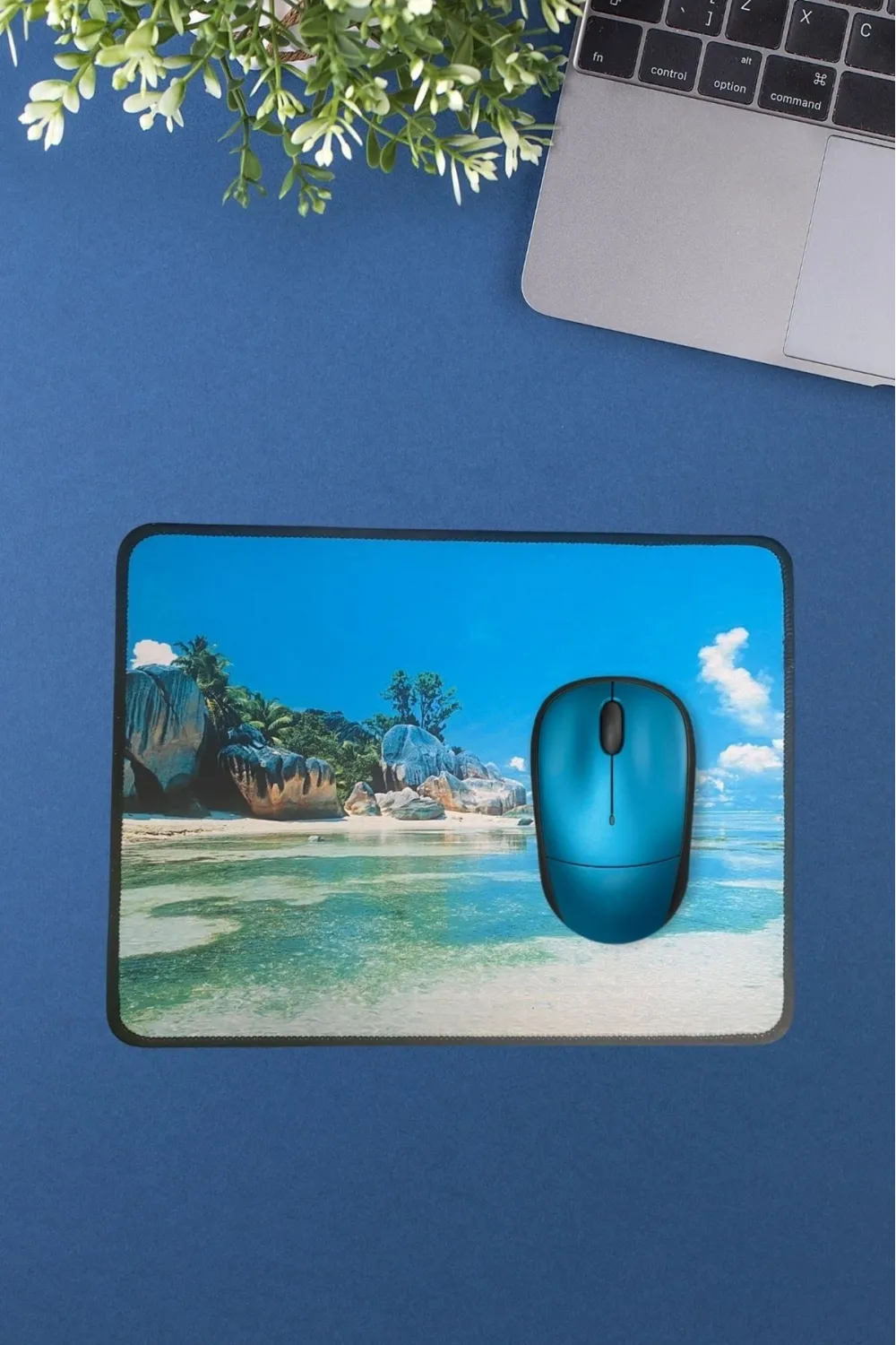 25x32 cm Küçük Boy Mouse Pad Manzara Ada