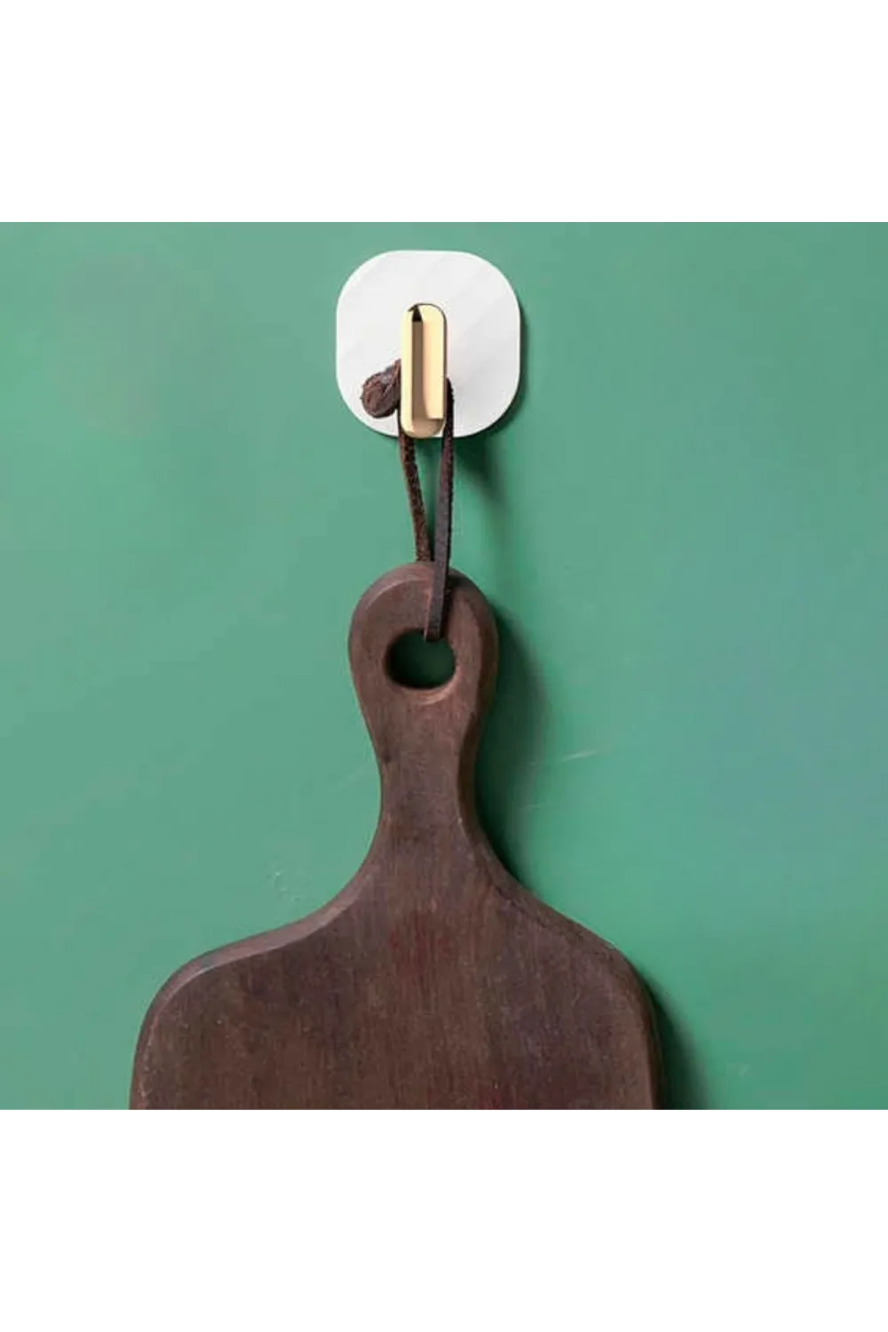 2li Yapışkanlı Retro Askılık Dolap Kapak Kulpu Beyaz