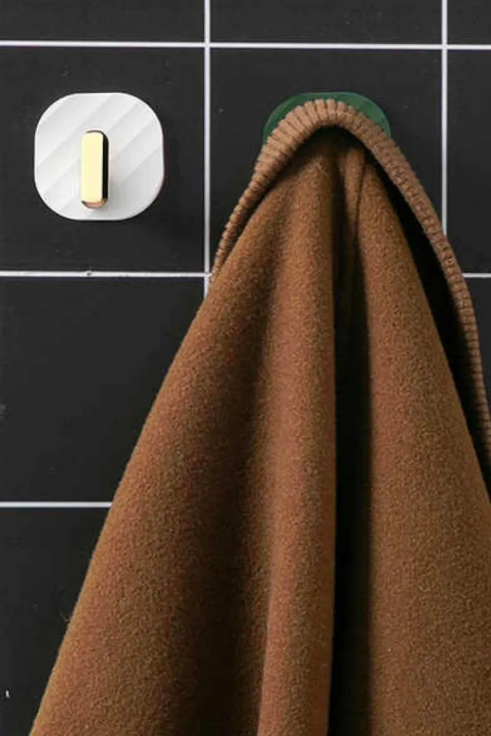 2li Yapışkanlı Retro Askılık Dolap Kapak Kulpu Beyaz