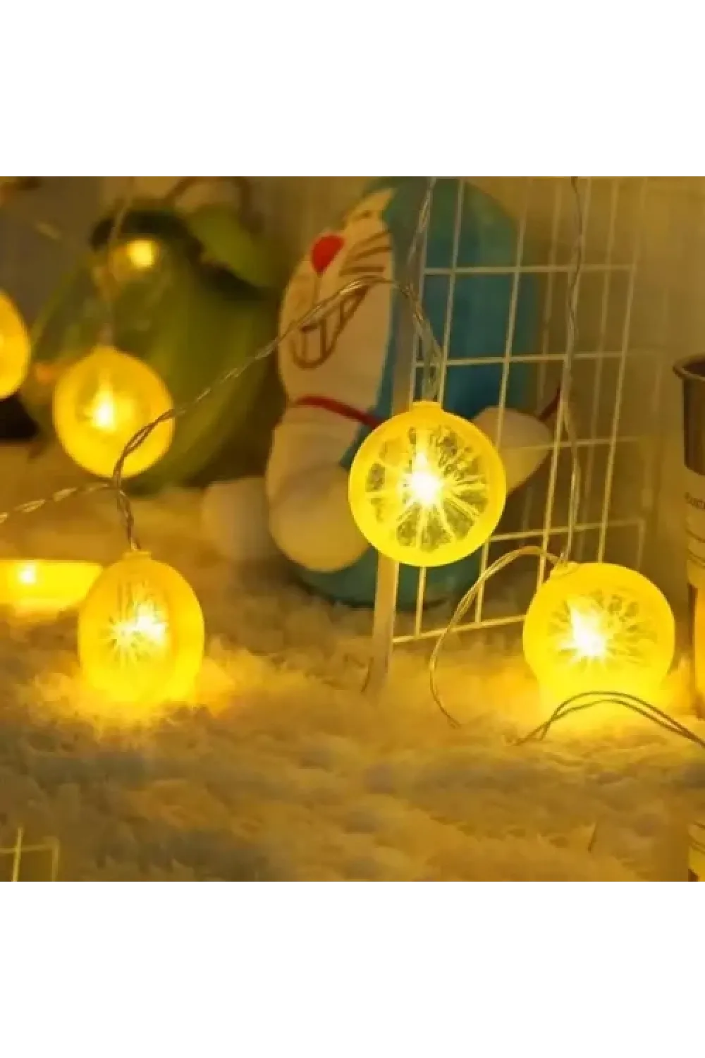 2m 10 Led Pilli Limon Işık