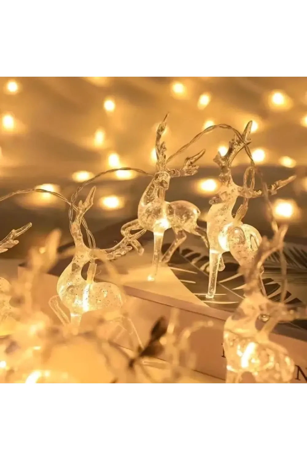 2m 10lu Geyikli İp LED Işık