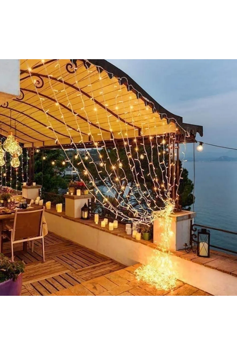2x2 Metre 320 Led 8 Fonskiyonlu Dekoratif Led Günışığı Perde