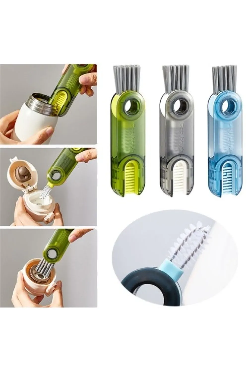 3 Fonksiyonlu Mini Temizleme Fırçası