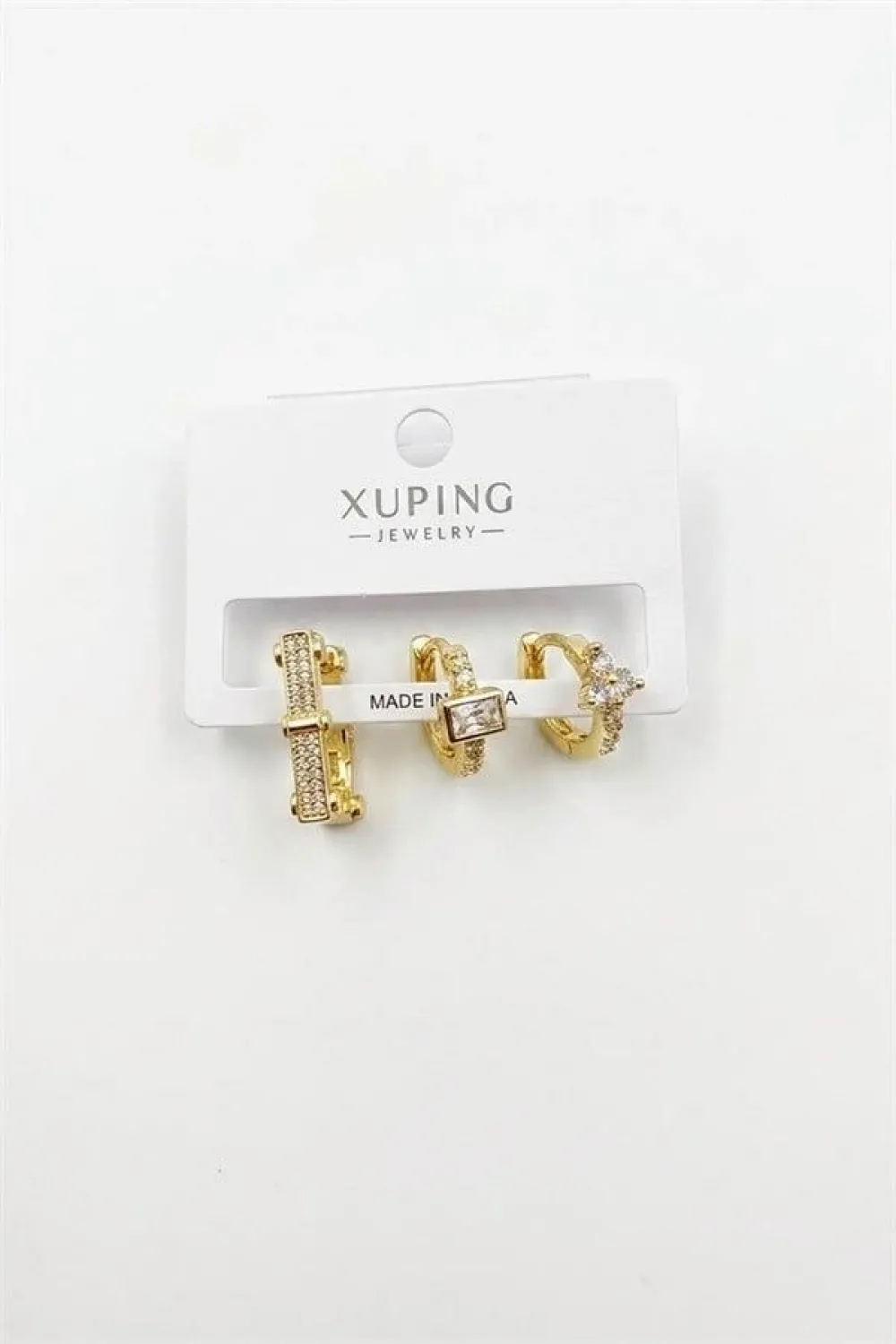 IEG - 3lü Xuping Küpe - Altın