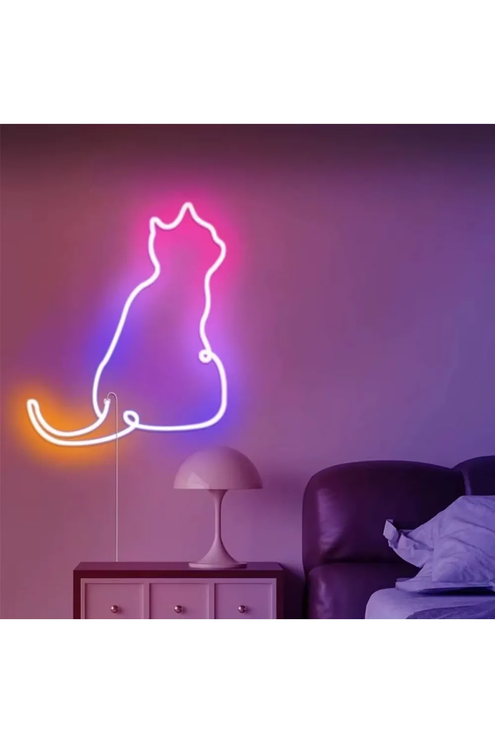 3 Metre Neon LED Işık – Esnek Dekoratif Ortam ve Oda Aydınlatması