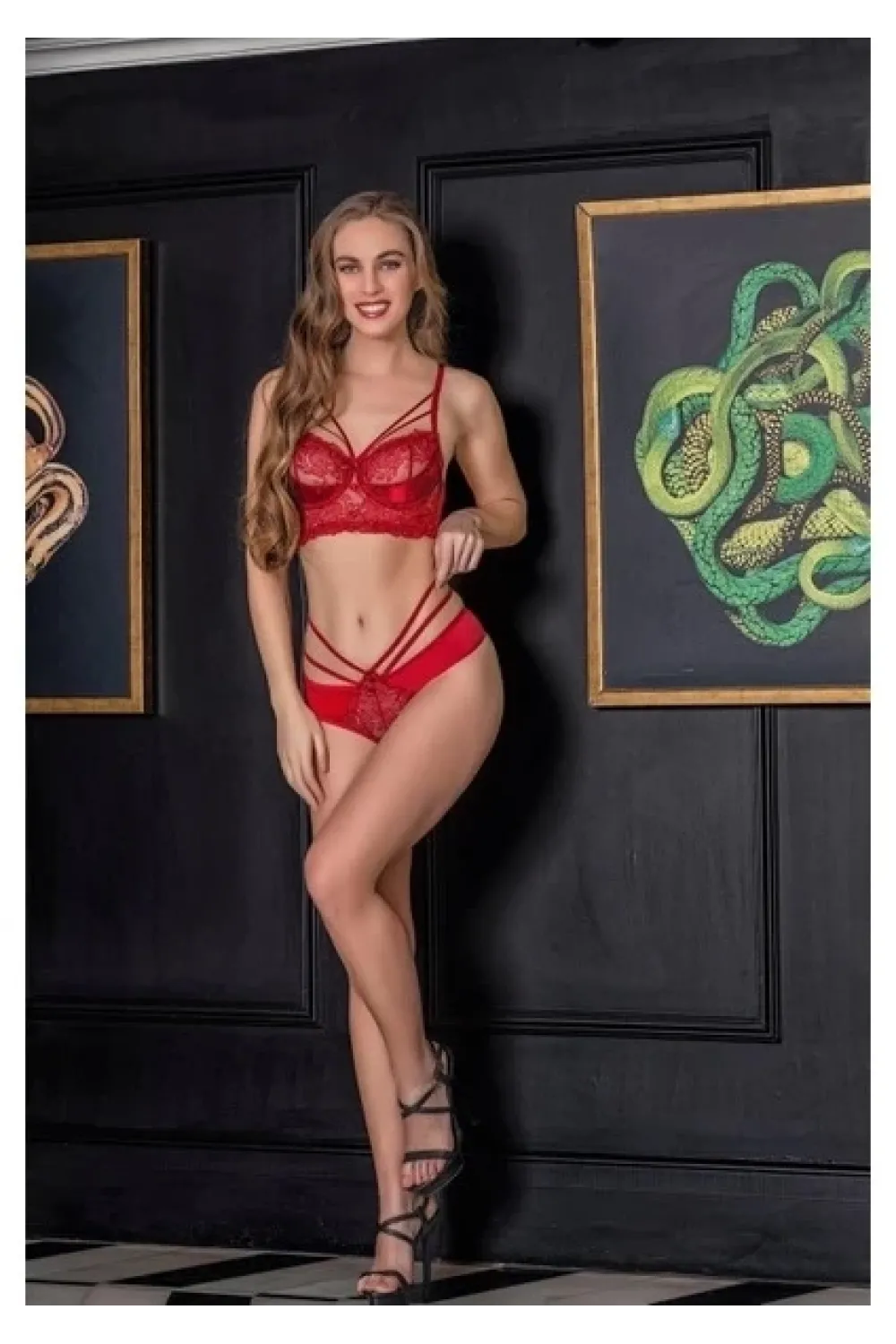 ieg™  31632 Transparan Bralet Ve String Takım