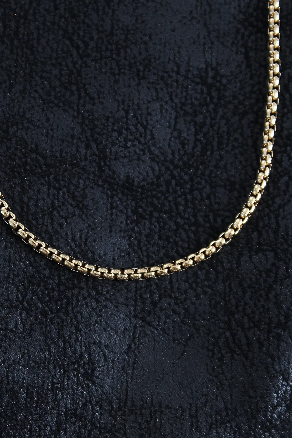 316L Çelik Örme Zincir Model Gold Renk Erkek Kolye TJ-ERK1391