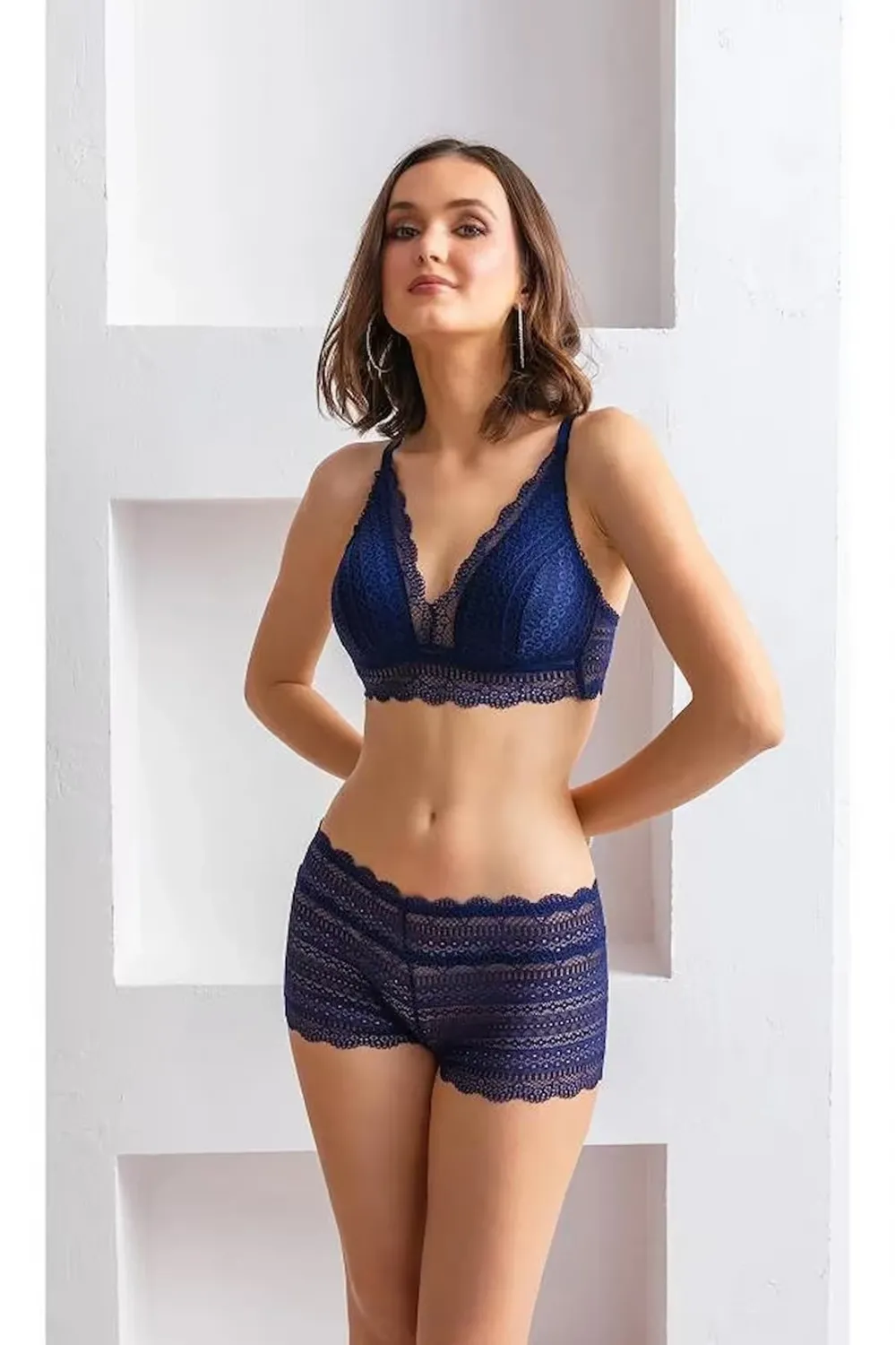 ieg™  31813 Bralet Sütyen Ve Boxer Takım