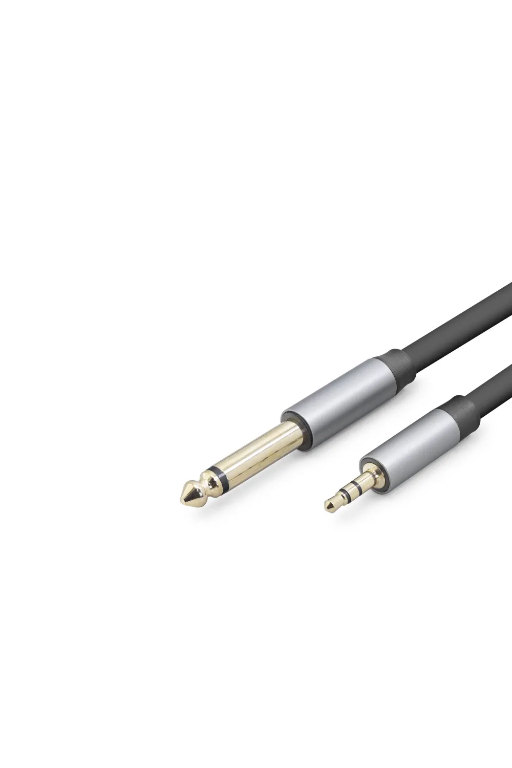 3.5Mm To 6.35Mm Gitar Kablosu 1.5 M - Siyah HDX1079