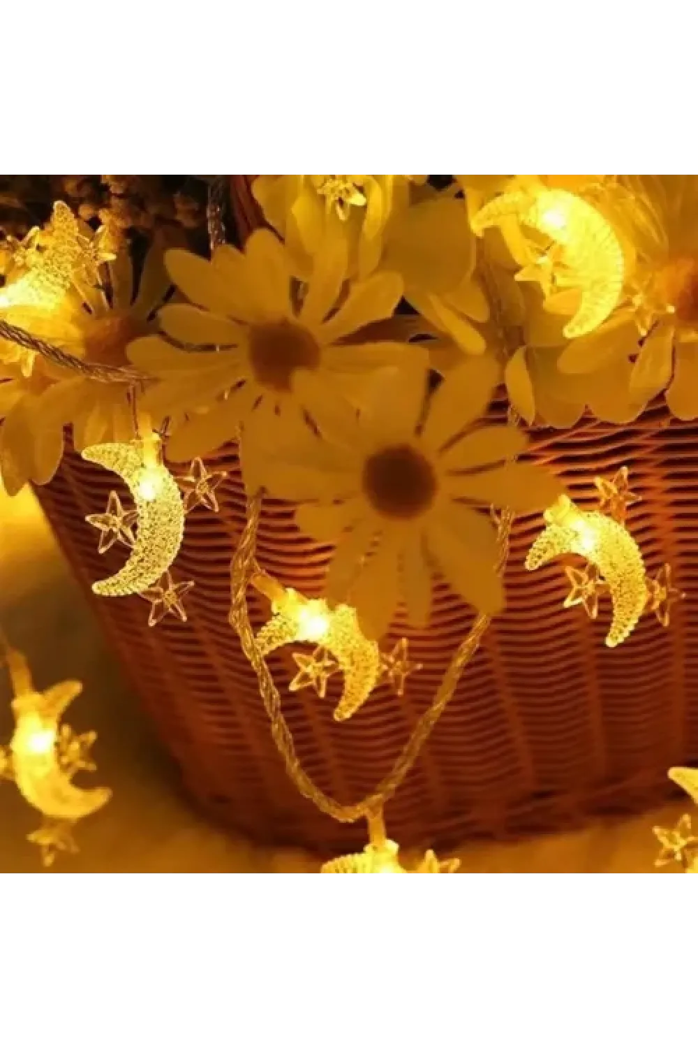 3m 20 LED Ay Figürlü Gün Işığı Lamba