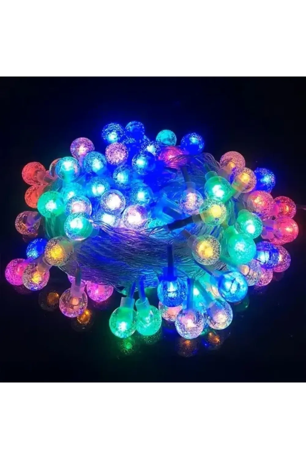 3m 20 Led Kristal Top RGB Pilli