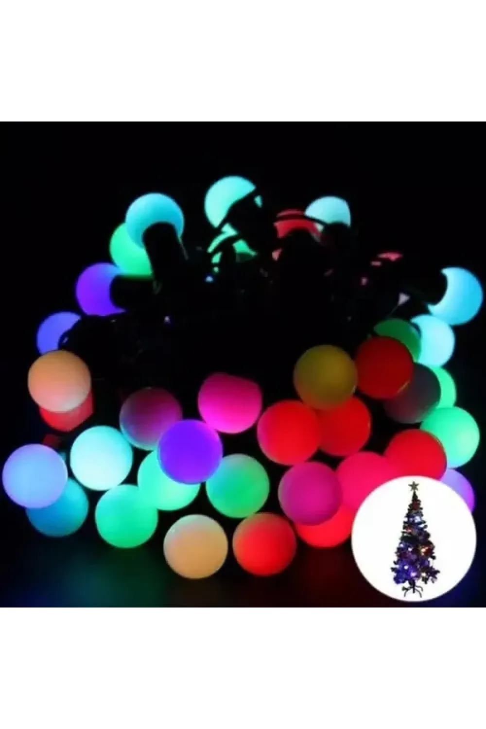 5 Metre 28 LED Fişli RGB Mini Top LED