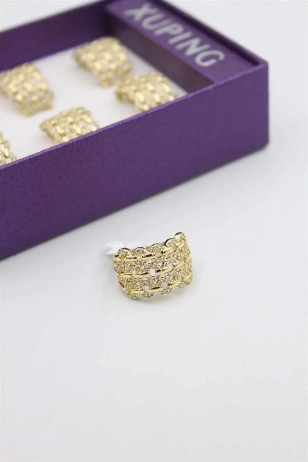 IEG - 6lı Xuping Yüzük Seti - Altın