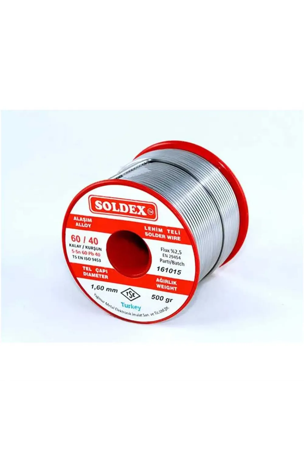 60-40 Lehim Teli 500 Gr 3 mm - Sn:60 / Pb:40