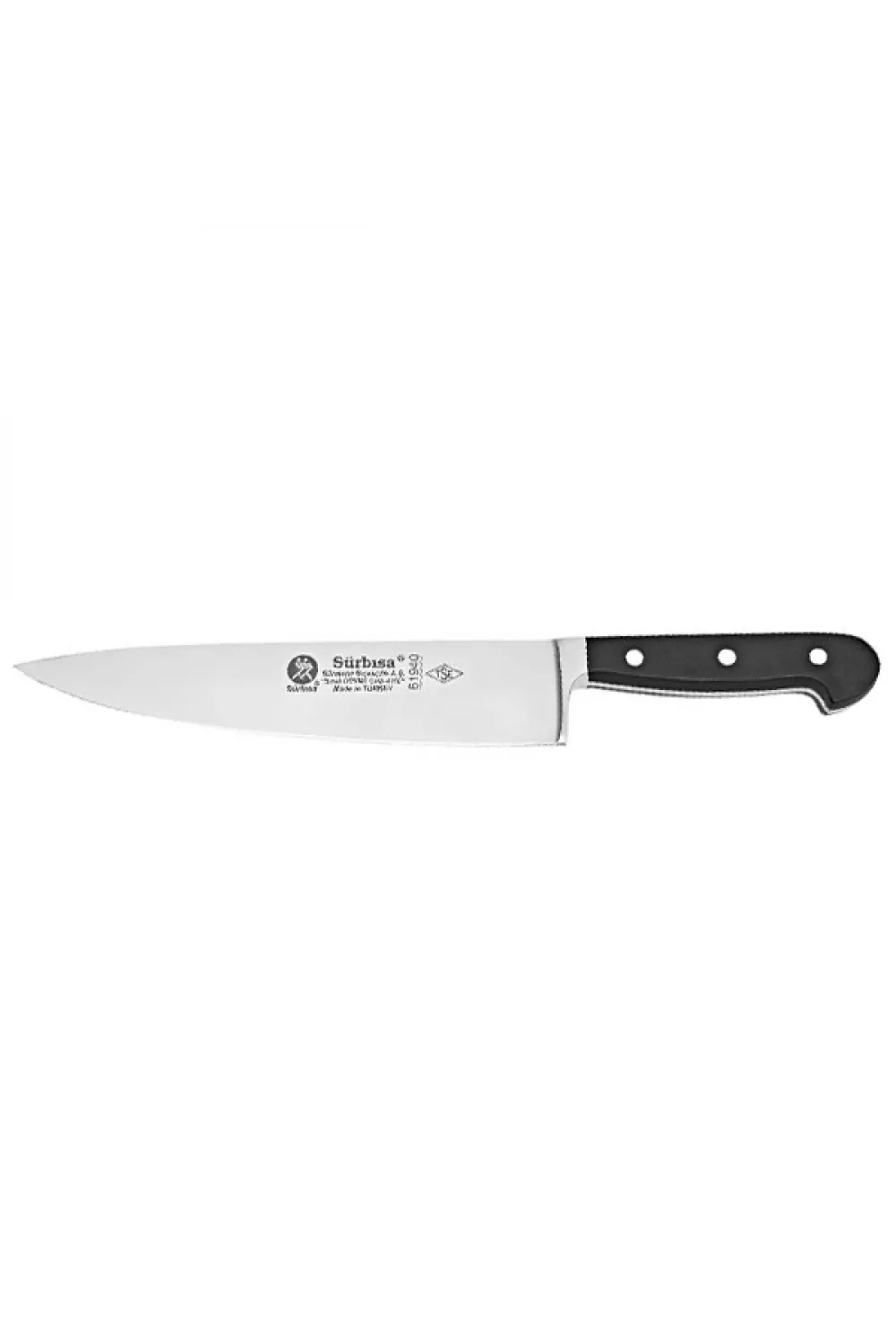 61940 - Sürmene Sıcak Dövme Şef Bıçağı 22,5 cm