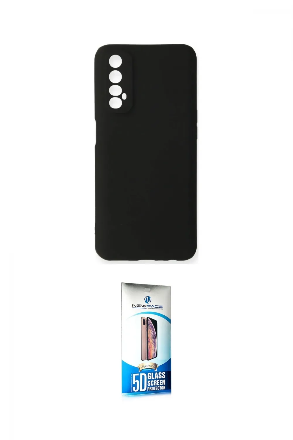 ieg™ 7 Kılıf Kozmos Yansıma Özel Seri - Siyah 5D Eko Cam Ekran Koruyucu