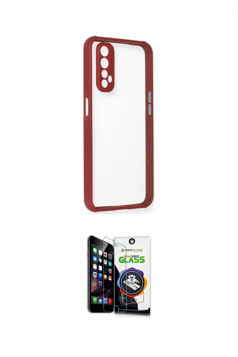 ieg™ 7 Kılıf Nova Asil Özel Seri - Şeffaf Temperli Cam Ekran Koruyucu