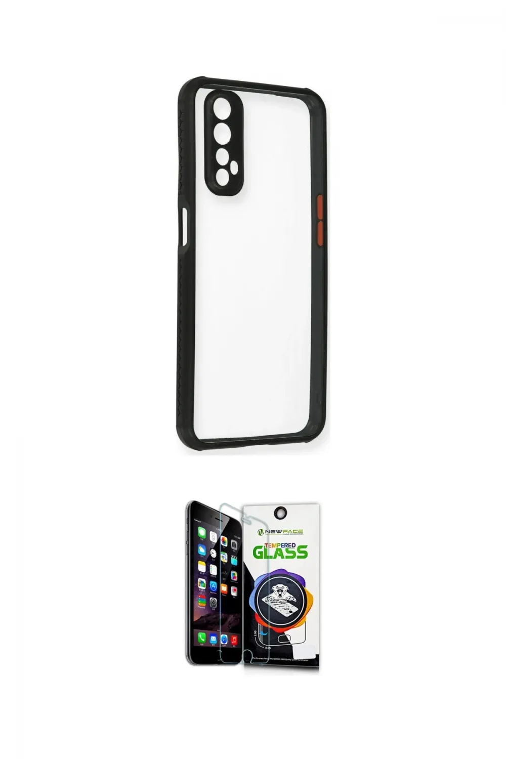ieg™ 7 Kılıf Nova Asil Özel Seri - Şeffaf Temperli Cam Ekran Koruyucu