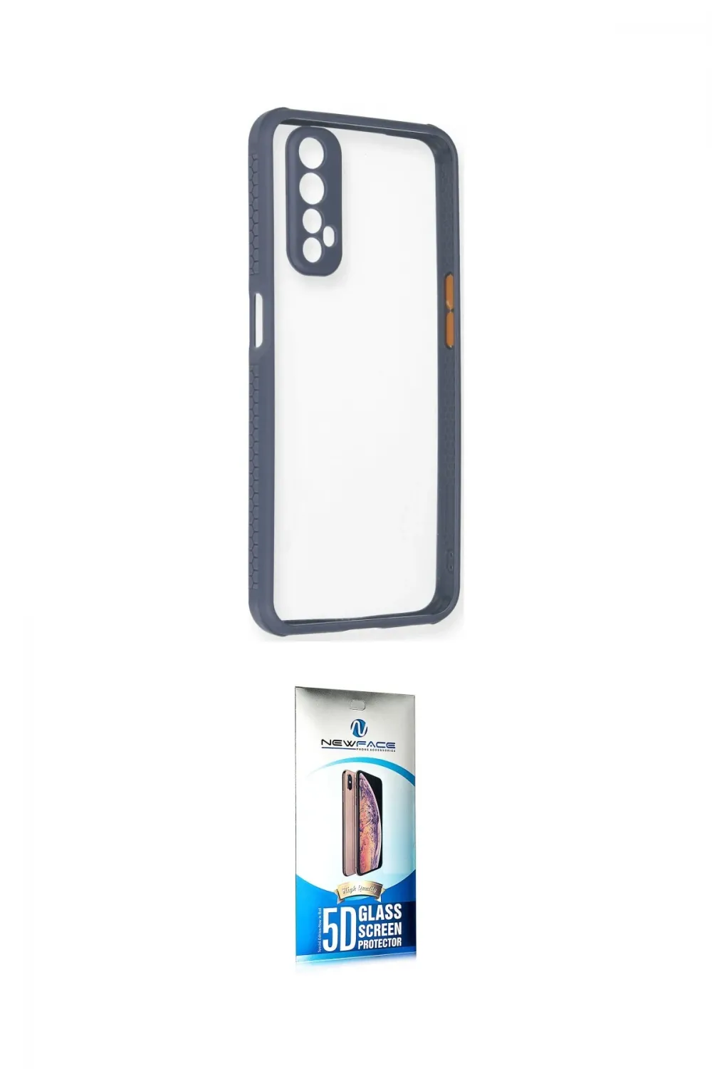 ieg™ 7 Kılıf Nova Asil Özel Seri - Siyah 5D Eko Cam Ekran Koruyucu