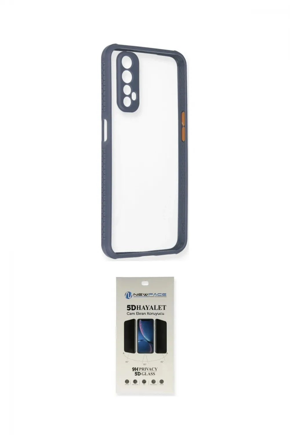 ieg™ 7 Kılıf Nova Asil Özel Seri - Siyah 5D Hayalet Cam Ekran Koruyucu
