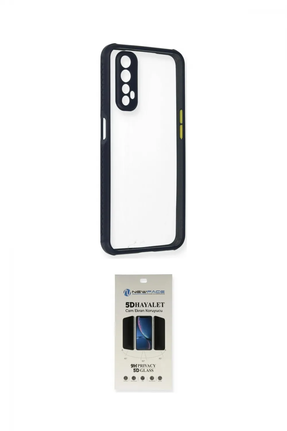 ieg™ 7 Kılıf Nova Asil Özel Seri - Siyah 5D Hayalet Cam Ekran Koruyucu