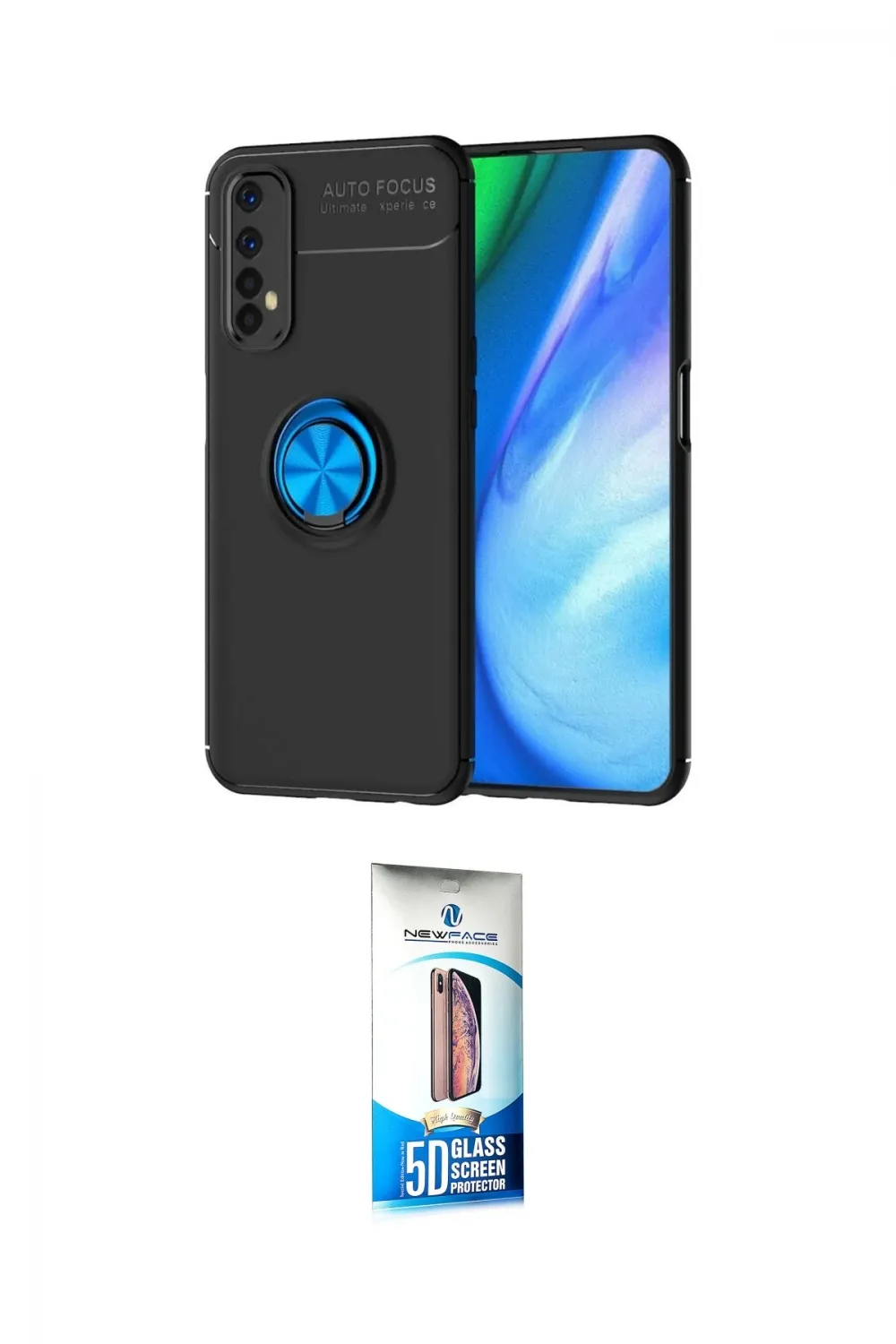 ieg™ 7 Kılıf Yankı Form Prime - Siyah 5D Eko Cam Ekran Koruyucu