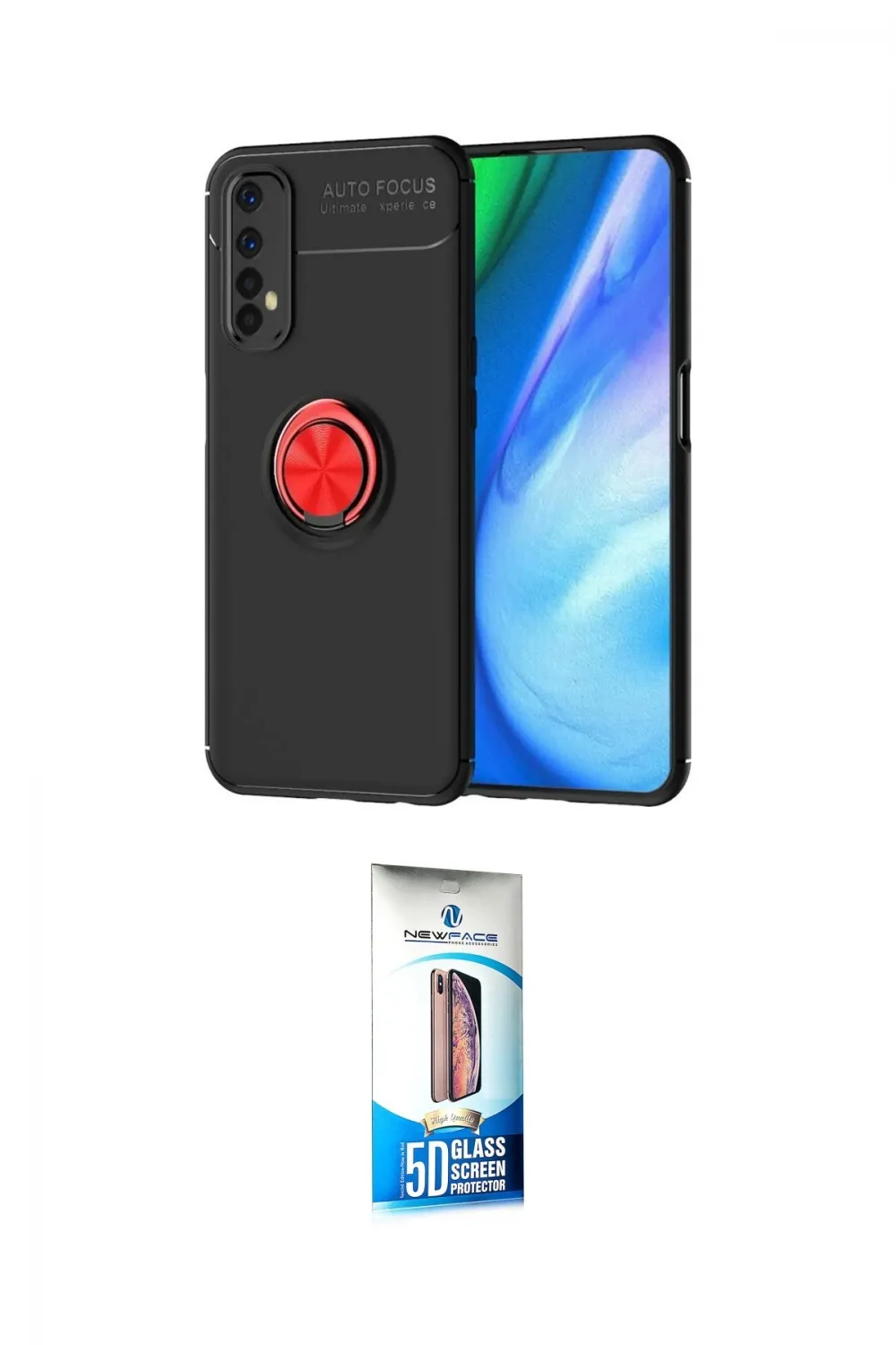 ieg™ 7 Kılıf Yankı Form Prime - Siyah 5D Eko Cam Ekran Koruyucu