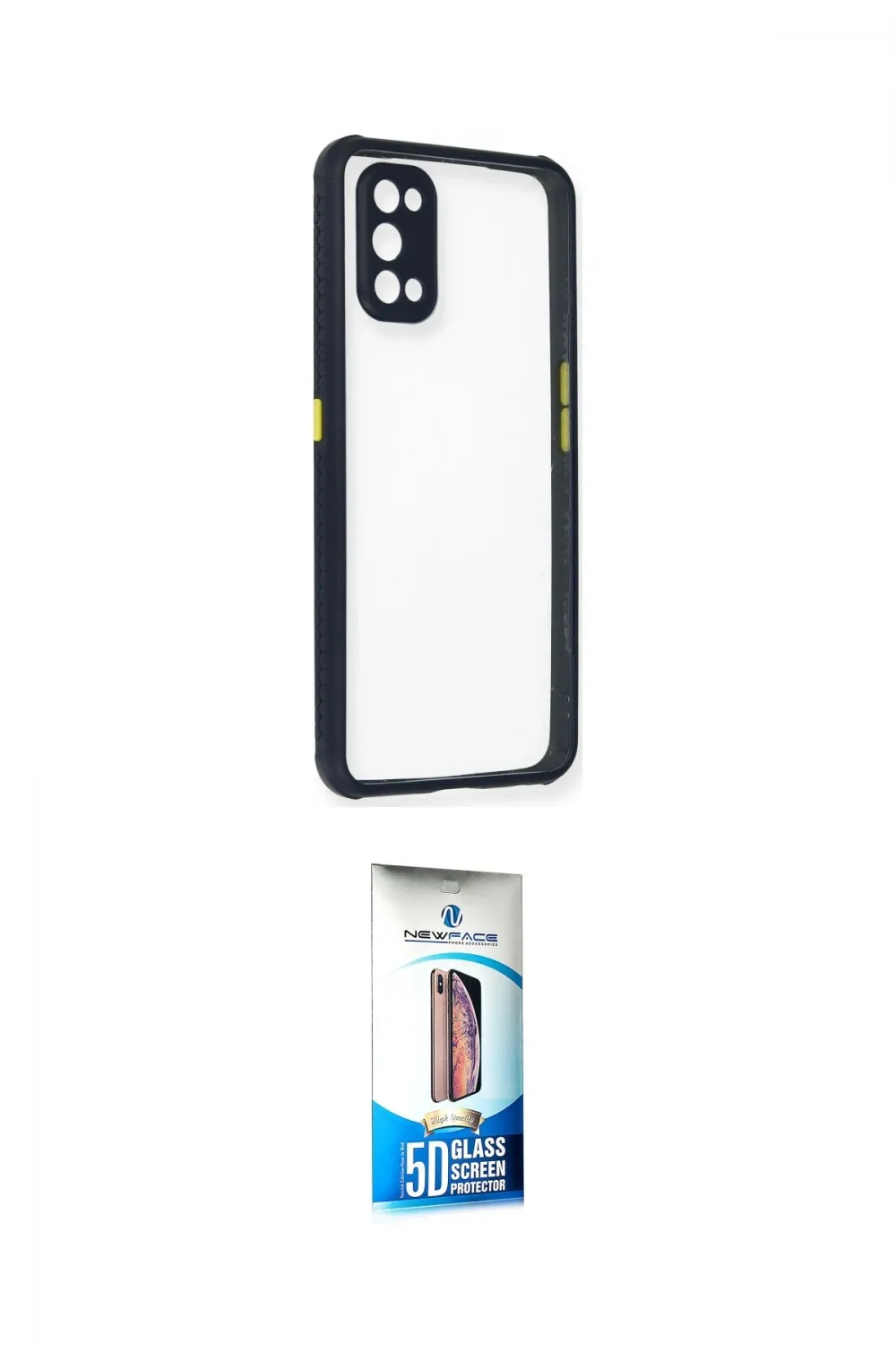 ieg™ 7 Pro Kılıf Nova Asil Özel Seri - Siyah 5D Eko Cam Ekran Koruyucu