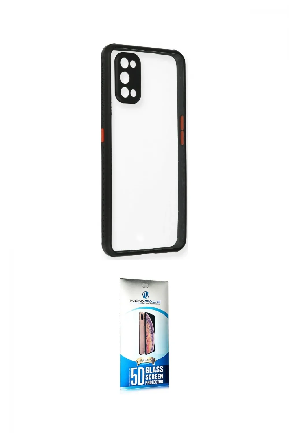 ieg™ 7 Pro Kılıf Nova Asil Özel Seri - Siyah 5D Eko Cam Ekran Koruyucu