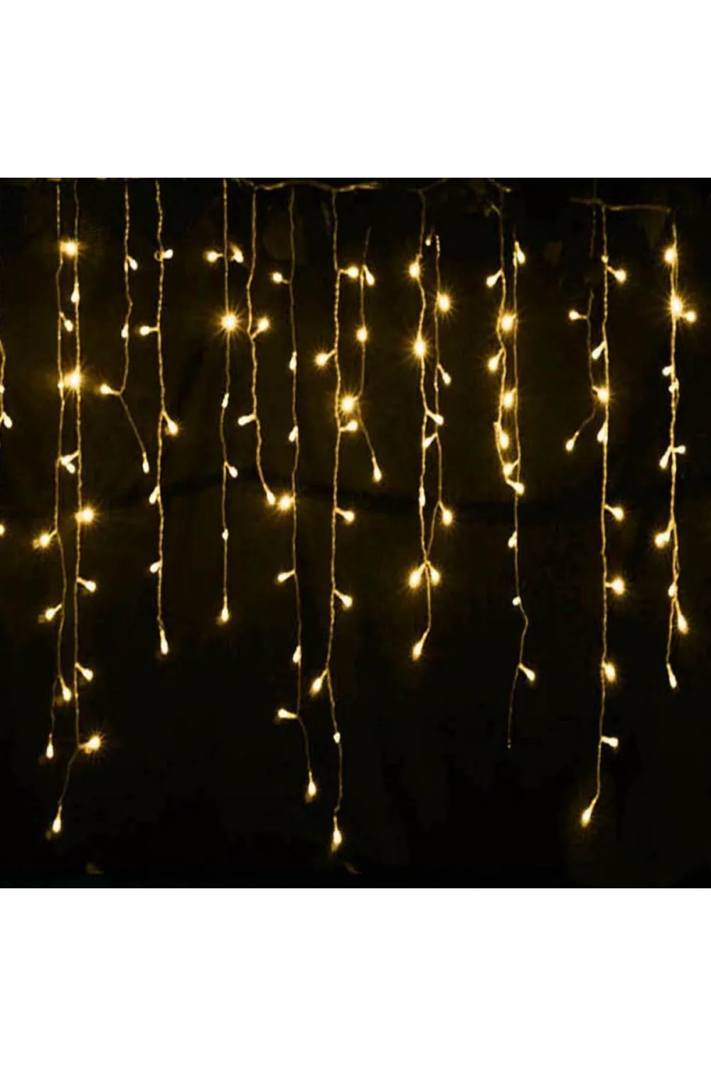 8 Fonksiyonlu 16 Saçaklı Perde Led 3 x 1 (Günışığı)
