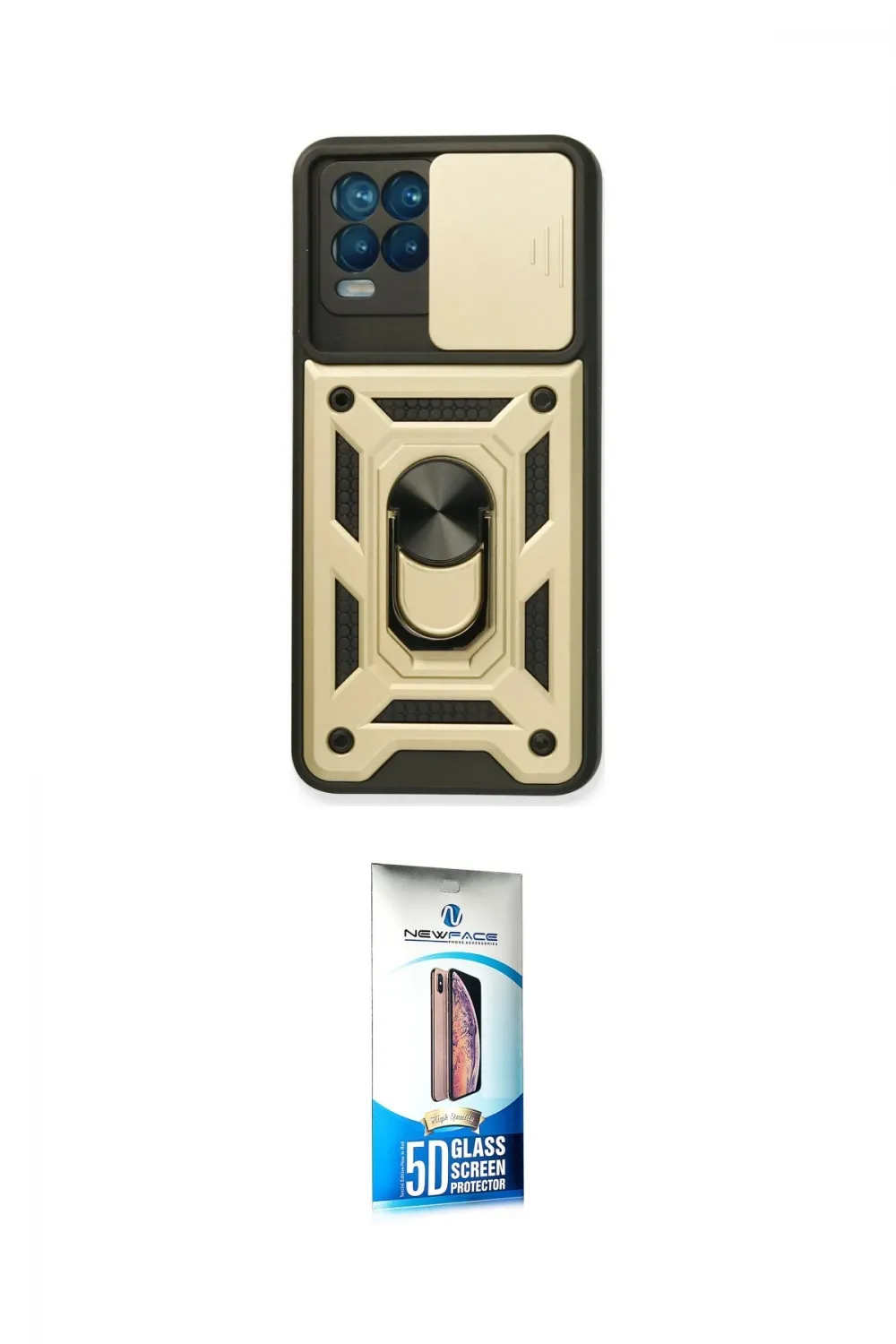 ieg™ 8 Kılıf Ahenk Klasik - Siyah 5D Eko Cam Ekran Koruyucu