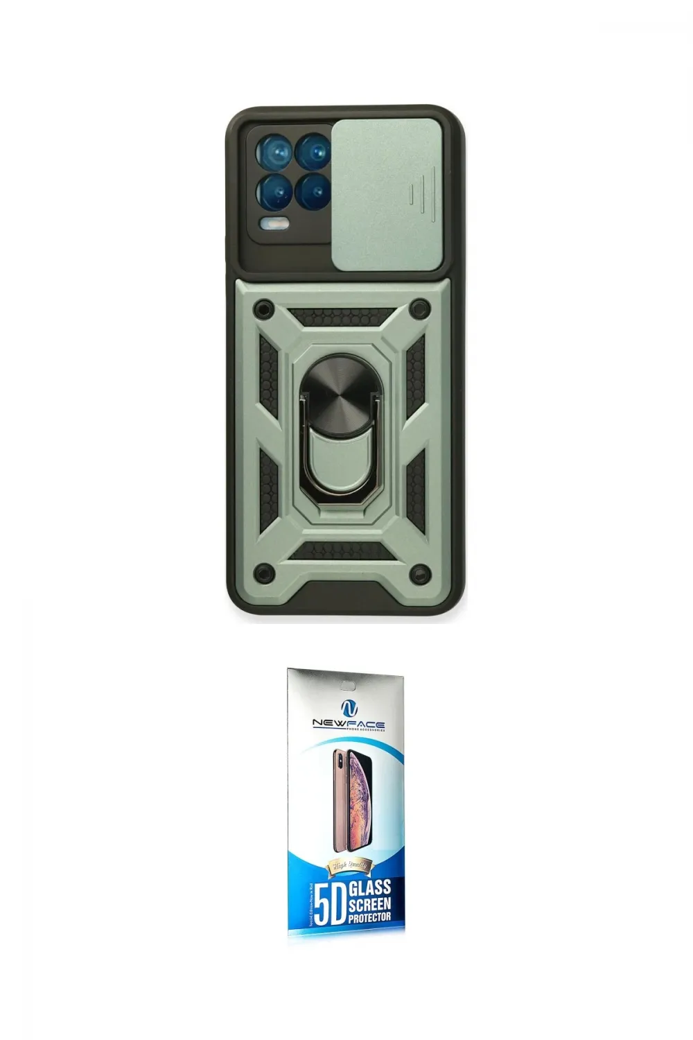 ieg™ 8 Kılıf Ahenk Klasik - Siyah 5D Eko Cam Ekran Koruyucu