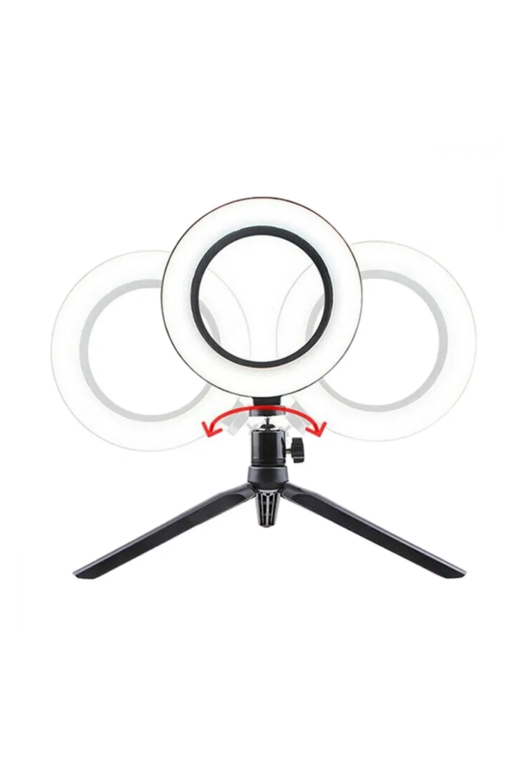8inç 20cm Youtube Instagram Tiktok Selfie  Stüdyo Video Fotoğraf Ring Light  Tripod Led Halk