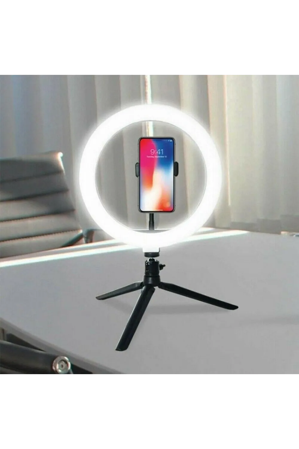8inç 20cm Youtube Instagram Tiktok Selfie  Stüdyo Video Fotoğraf Ring Light  Tripod Led Halk