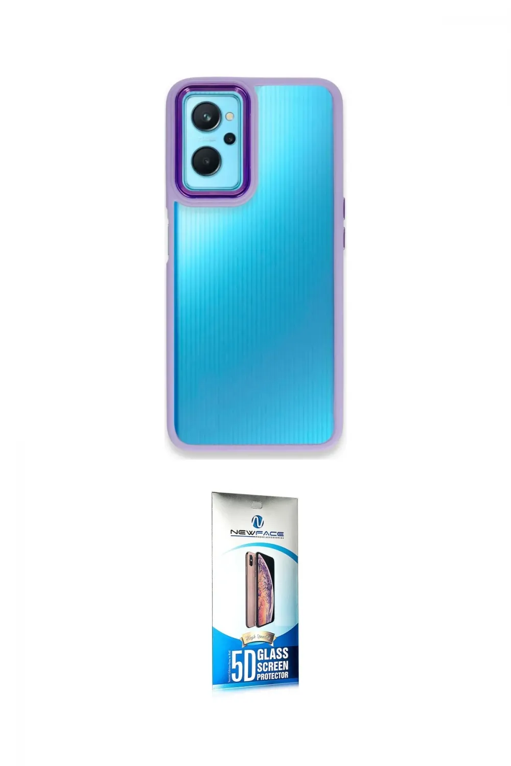 ieg™ 9i 4G Kılıf Eksen Doku Prime - Siyah 5D Eko Cam Ekran Koruyucu