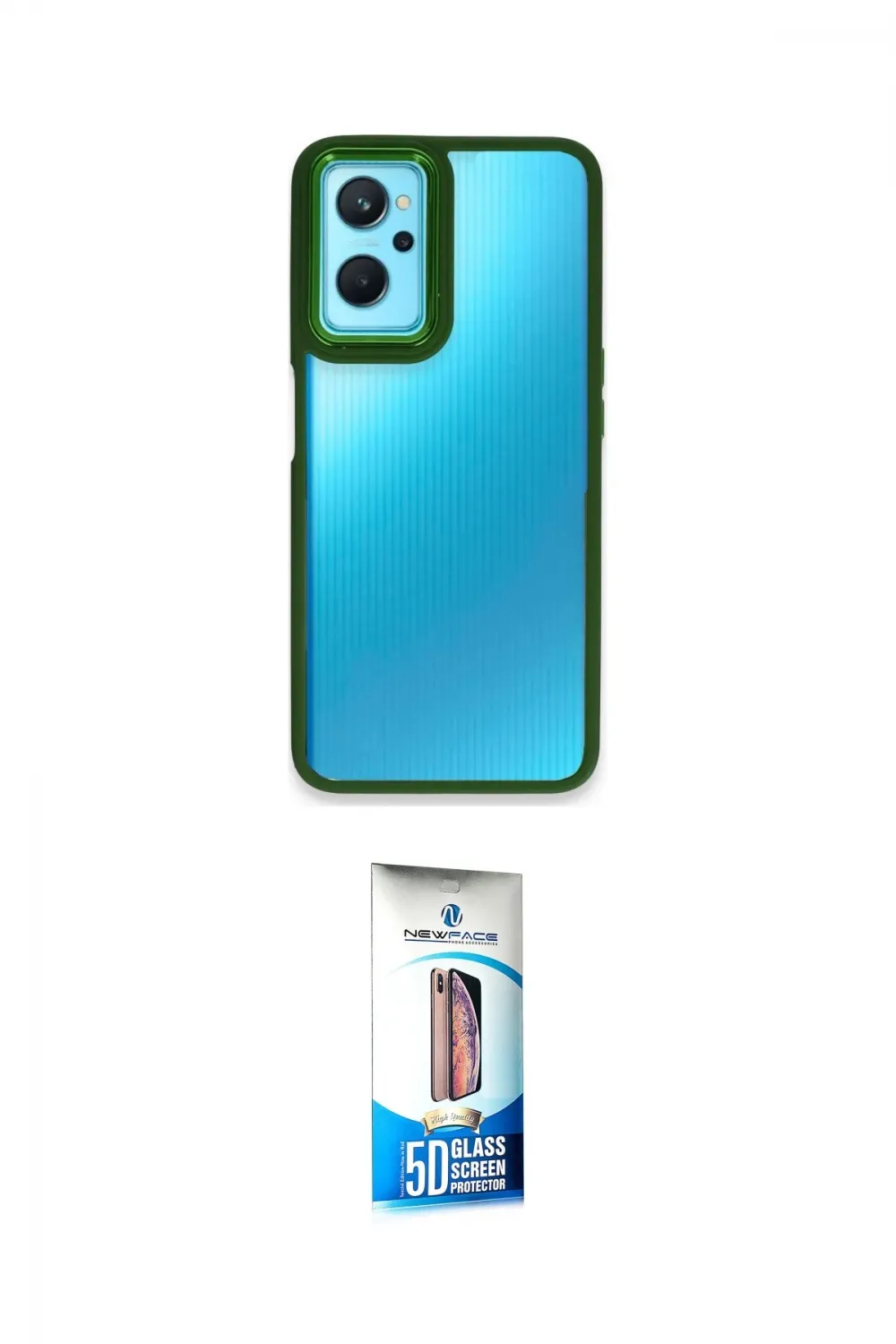 ieg™ 9i 4G Kılıf Eksen Doku Prime - Siyah 5D Eko Cam Ekran Koruyucu