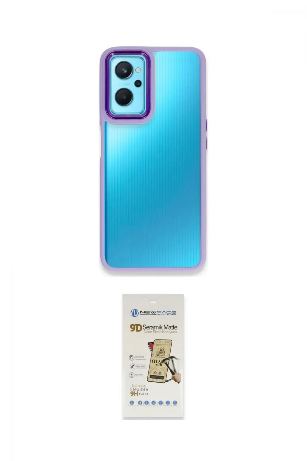 ieg™ 9i 4G Kılıf Eksen Doku Prime - Siyah Mat Seramik Nano Ekran Koruyucu