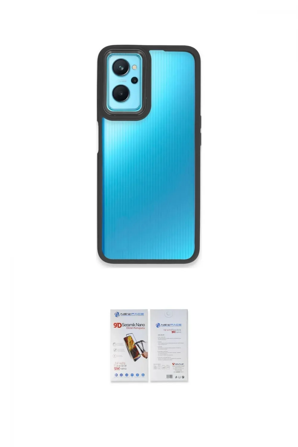 ieg™ 9i 4G Kılıf Eksen Doku Prime - Siyah Seramik Nano Ekran Koruyucu