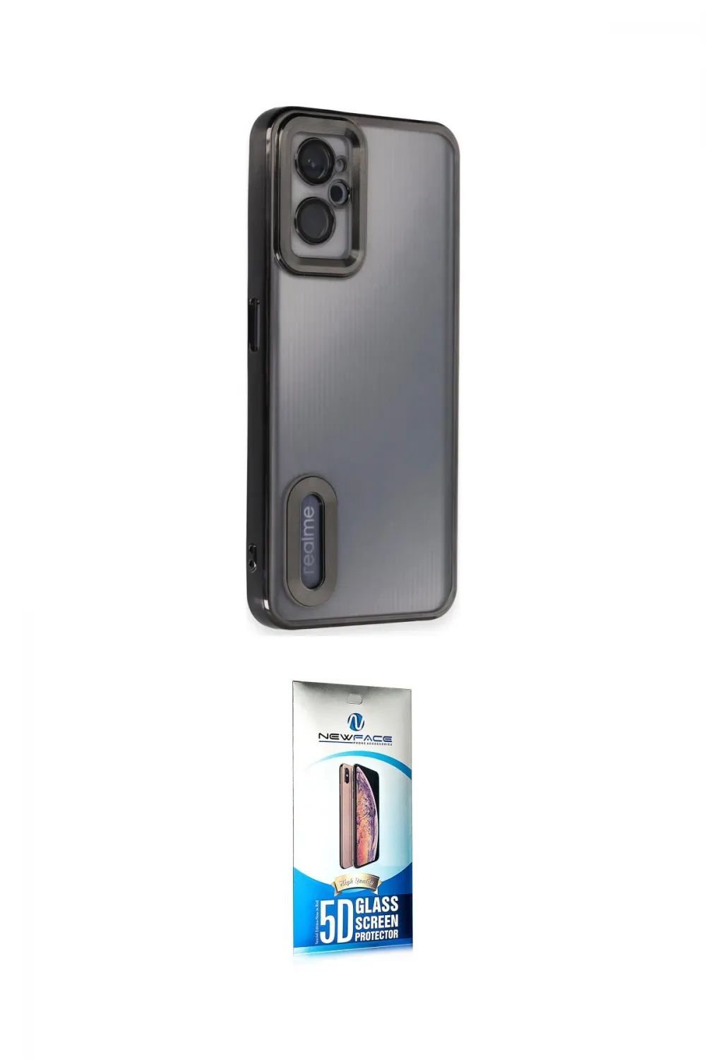 ieg™ 9i 4G Kılıf Pusula Form - Siyah 5D Eko Cam Ekran Koruyucu