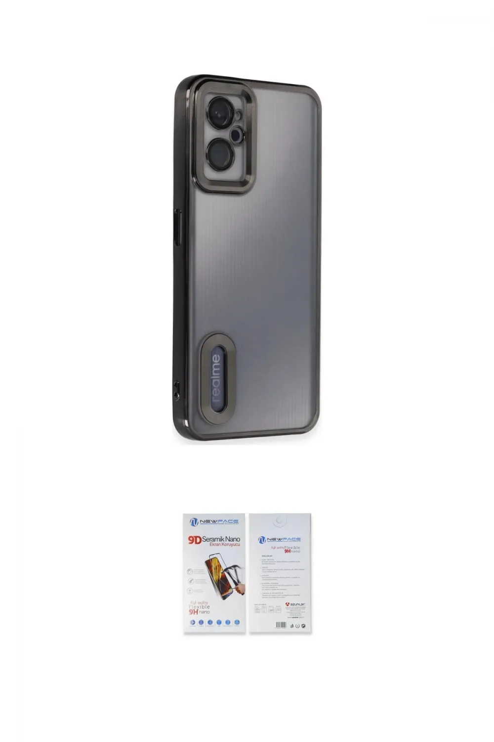 ieg™ 9i 4G Kılıf Pusula Form - Siyah Seramik Nano Ekran Koruyucu