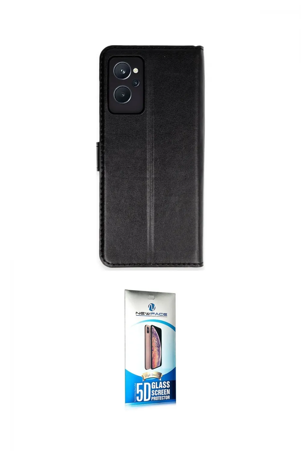 ieg™ 9i 4G Kılıf Siluet Işık Serisi - Siyah 5D Eko Cam Ekran Koruyucu