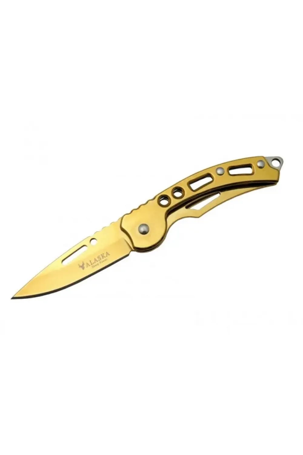 ieg™ Alaska SDR-10 G Gold Çakı 15 cm Manuel, Kemerlikli