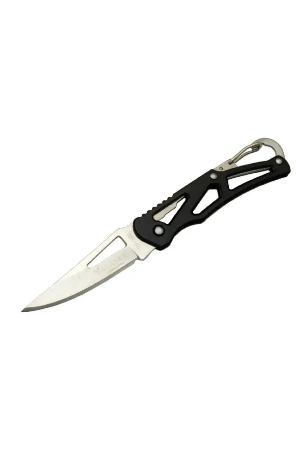 ieg™ Alaska SDR-1606BK Mini Metal Çakı 14 cm Manuel, Kemerlikli