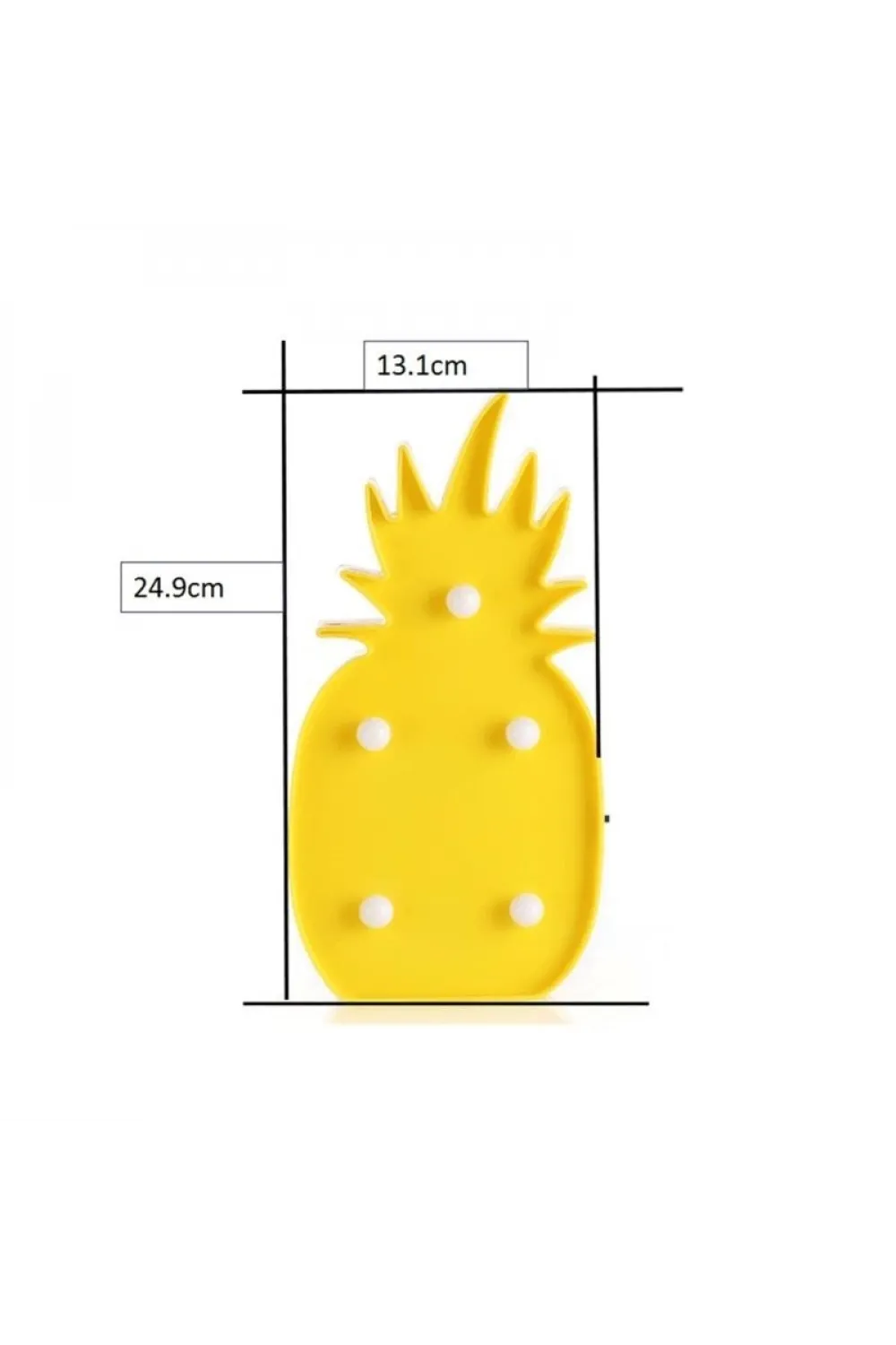 Ananas Şeklinde Ledli Dekoratif Eğlenceli Çocuk Gece Lambası
