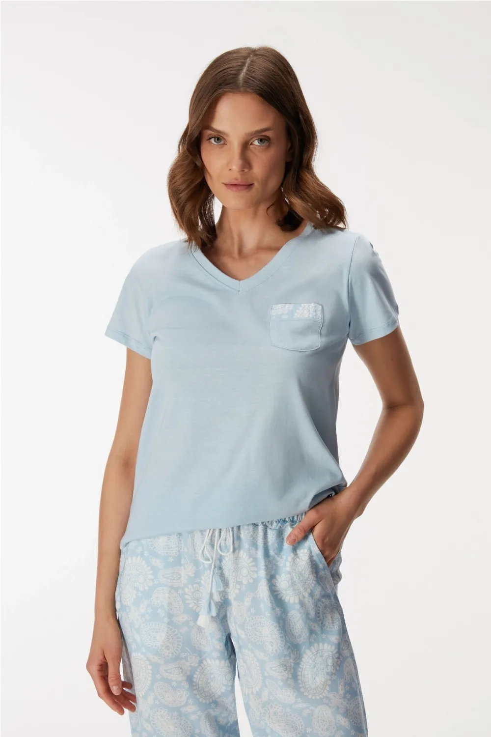 ieg™ Anıl 11351 Kadın T-Shirt Ve Pantalon Takım