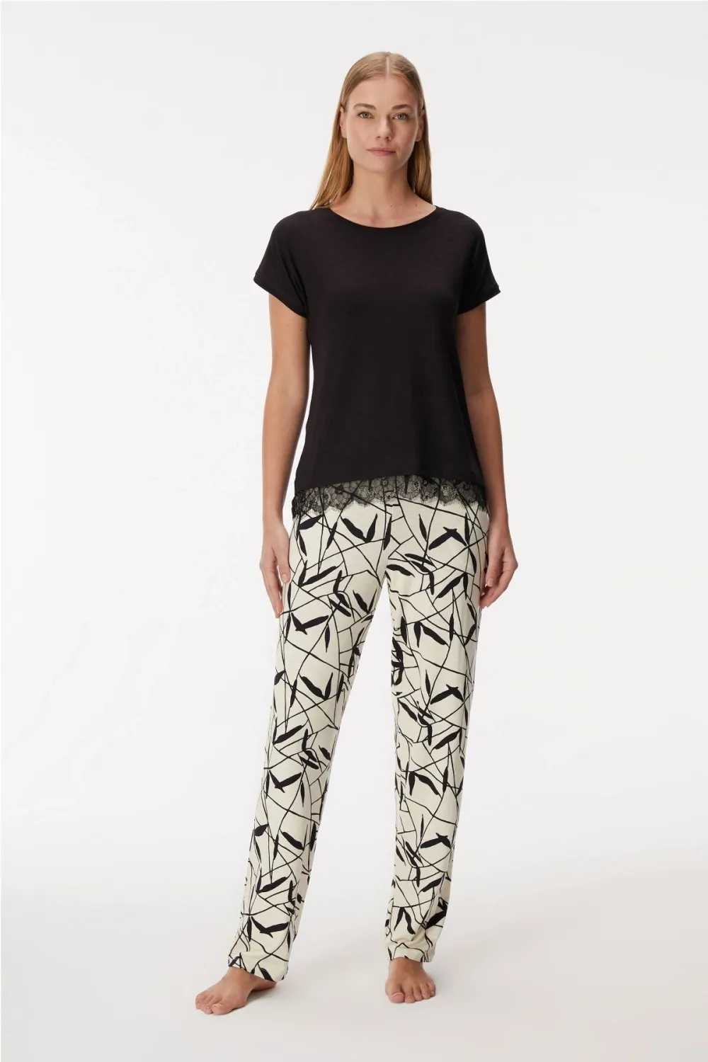 ieg™ Anıl 11361 Kadın T-Shirt Ve Pantalon Takım
