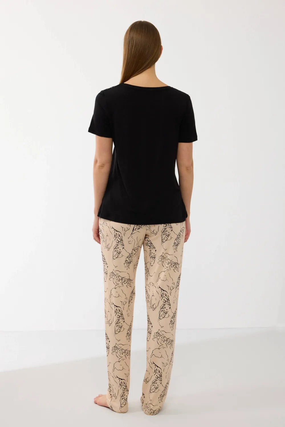 ieg™ Anıl 11650 Kadın T-Shirt Ve Pantalon Takım