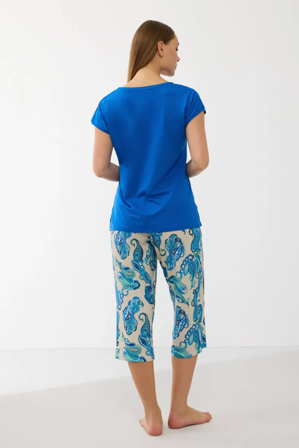 ieg™ Anıl 11702  Kadın T-Shirt Ve Pantalon Takım